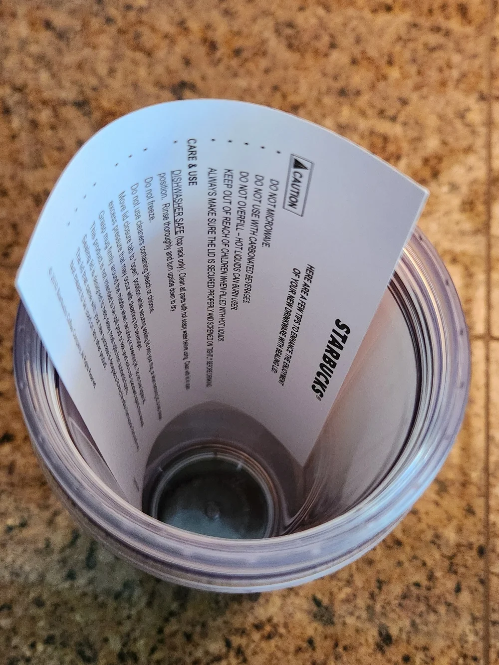 Starbucks Vietnam Travel Tumbler - White & Brown